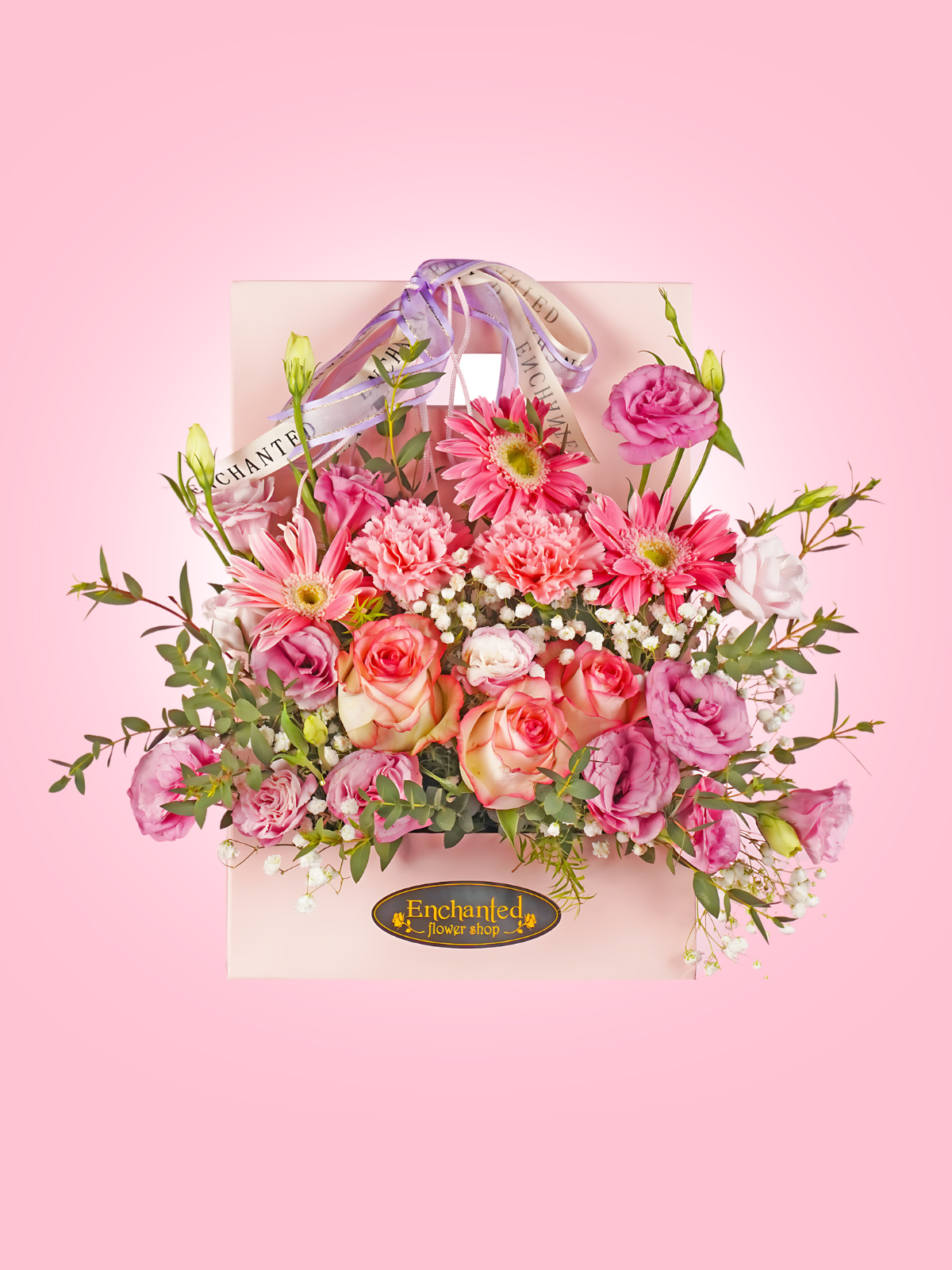 "FLOWERS ON THE GO" - Fresh Pink