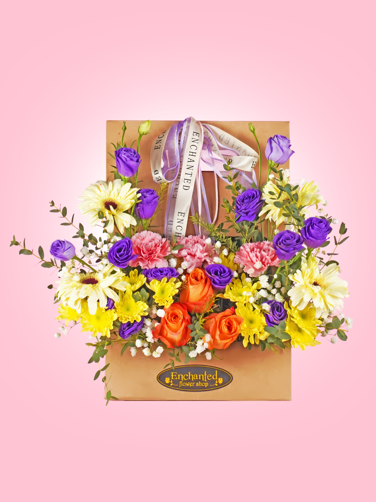 "FLOWERS ON THE GO" - Fresh Cowhide