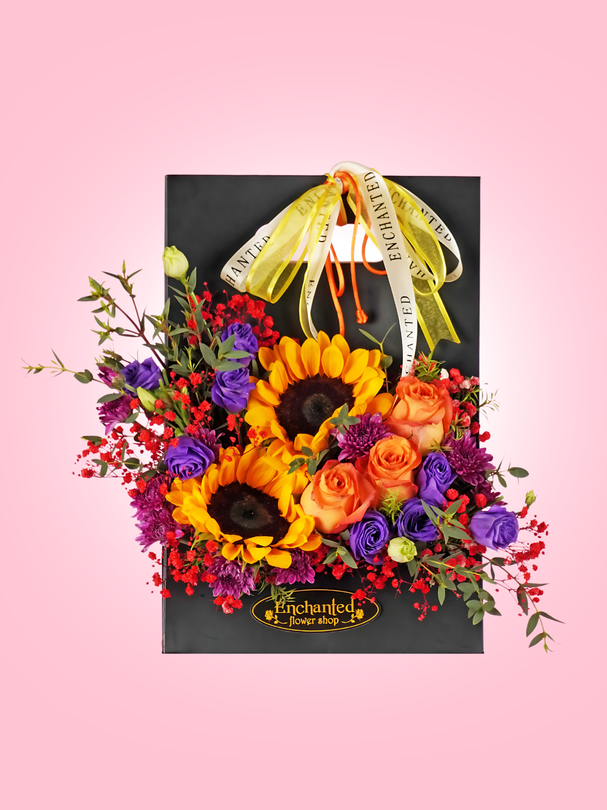 "FLOWERS ON THE GO" - Fresh Black